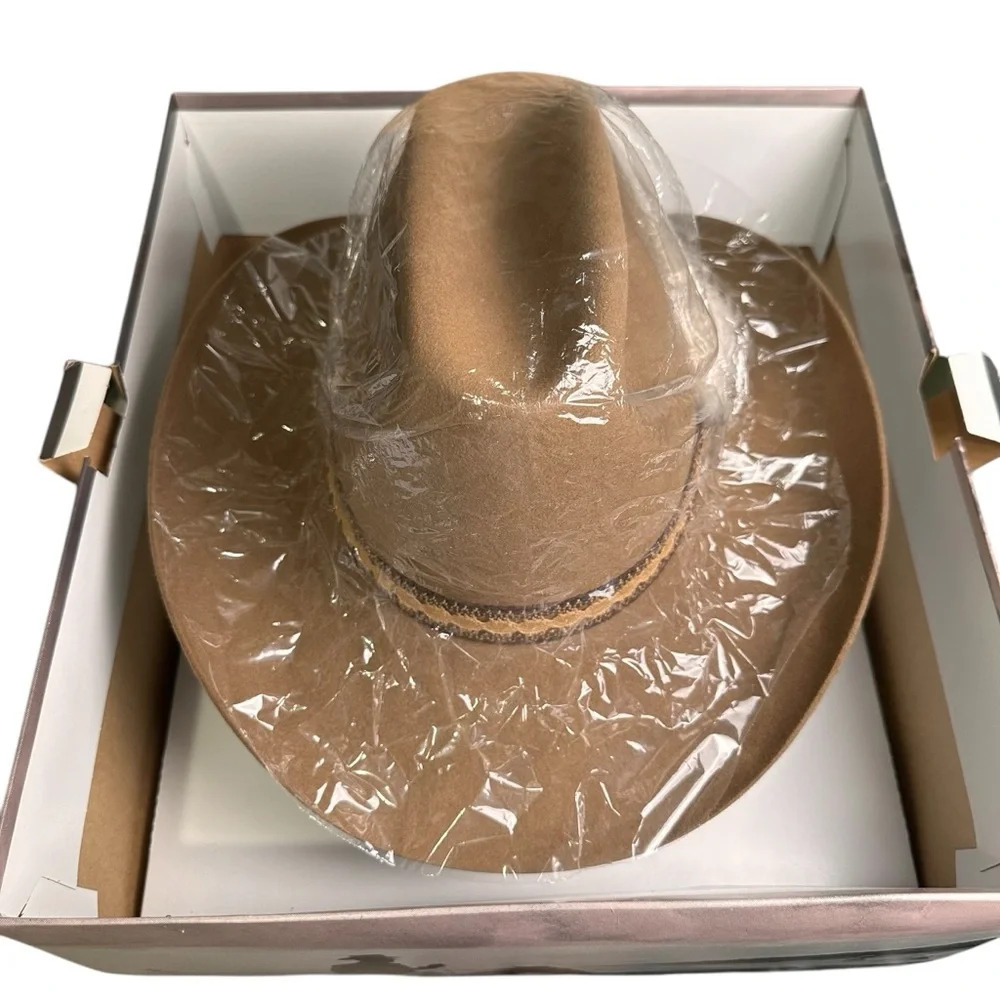 Vintage Stetson 7 3/8 5X Brown Cowboy Hat - Picture 9 of 16